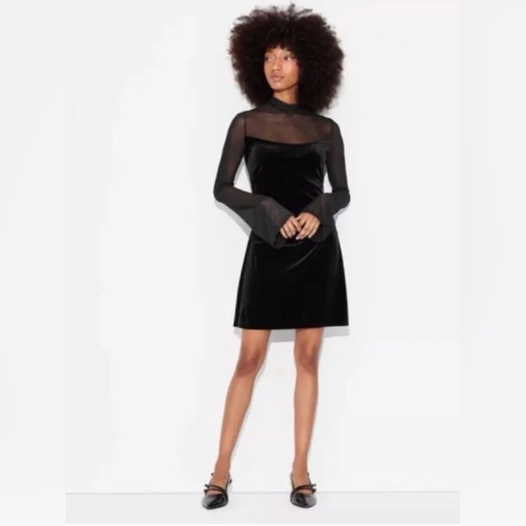 wild fable Dresses & Skirts - Wild Fable Black Sheer Dress